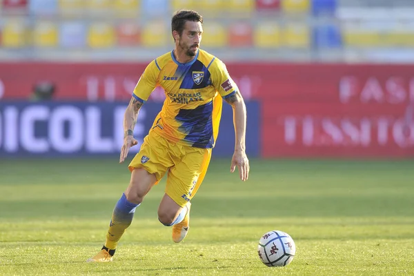 Frosinone Itália Abril 2021 Alessandro Salvi Jogador Frosinone Durante Partida — Fotografia de Stock