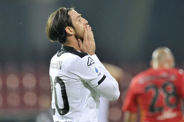 Simone Bastoni Jugador Spezia Durante Partido Del Campeonato Italiano Fútbol —  Fotos de Stock