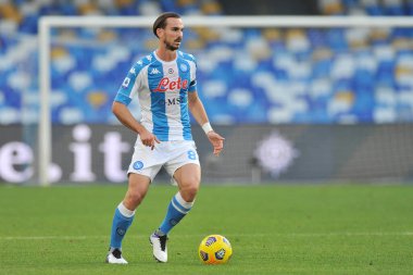 Napoli 'li Fabian Ruiz, Napoli ile Sampdoria arasındaki İtalyan futbol ligi maçında, Napoli' deki Diego Armando Maradona Stadyumu 'nda oynanan maçı 2-1 kazandı. İtalya, 13 Aralık 2020