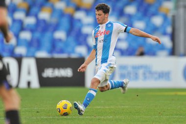 Napoli 'den Diego Demme, Napoli ile Sampdoria arasındaki İtalyan futbol ligi maçında, Napoli' deki Diego Armando Maradona Stadyumu 'nda oynanan maçı 2-1 kazandı. İtalya, 13 Aralık 2020