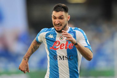 Napoli 'li Matteo Politano oyuncusu, Napoli ile Sampdoria arasındaki İtalyan futbol ligi maçında, Napoli' deki Diego Armando Maradona Stadyumu 'nda oynanan final maçı 2-1' dir. İtalya, 13 Aralık 2020