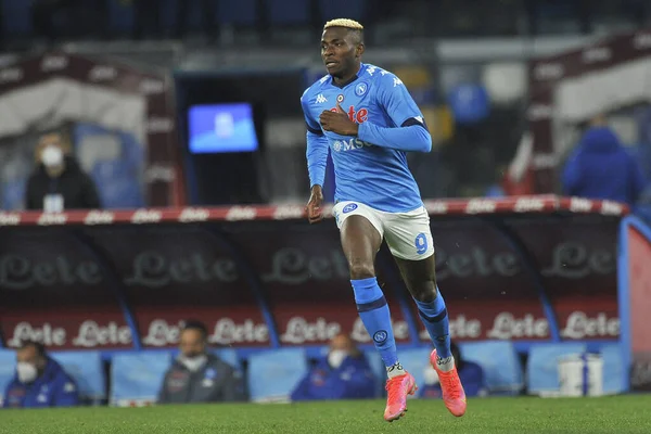 Victor Osimhen Speler Van Napoli Tijdens Italiaanse Serie Wedstrijd Tussen — Stockfoto