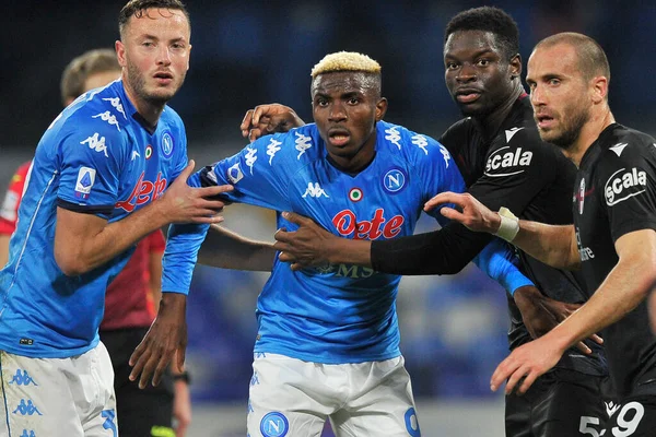 Victor Osimhen Spieler Von Napoli Während Des Italienischen Serie Spiels — Stockfoto