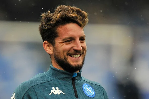 Dries Mertens Player Napoli Κατά Διάρκεια Του Αγώνα Του Ιταλικού — Φωτογραφία Αρχείου