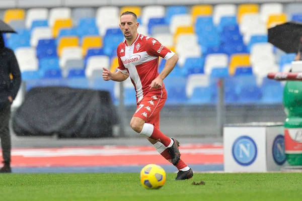 Franck Ribery Jugador Fiorentina Durante Partido Liga Italiana Fútbol Serie —  Fotos de Stock