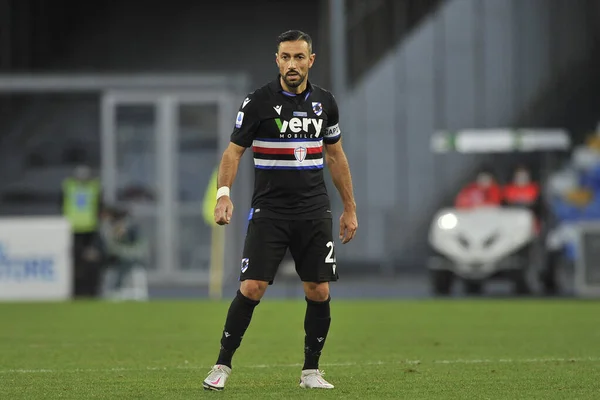 Fabio Quagliarella Joueur Sampdoria Lors Match Ligue Italienne Football Entre — Photo