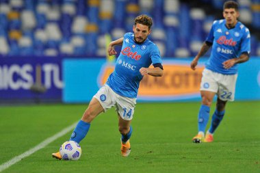 Napoli 'li Dries Mertens' in Napoli 'deki San Paolo Stadyumu' nda oynanan Napoli ile Sassuolo arasındaki SerieA futbol şampiyonası maçında 0-2 'lik final maçı. İtalya, 01 Kasım 2020. 