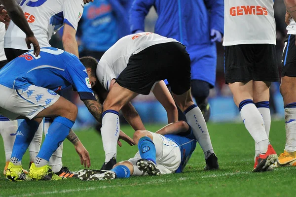 Diego Demme Spelare Neapel Semifinalen Den Italienska Cupen Mellan Neapel — Stockfoto