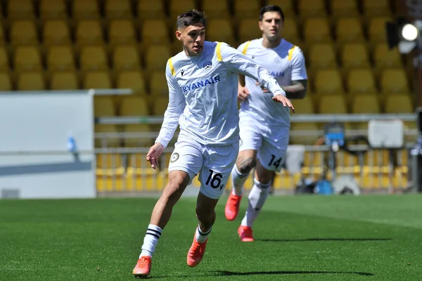 Nahuel Molina Speler Van Udinese Tijdens Wedstrijd Van Italiaanse Voetbalcompetitie — Stockfoto