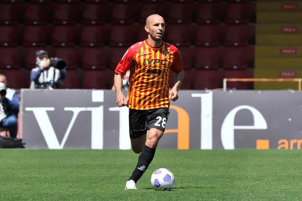 Pasquale Schiattarella Jogador Benevento Durante Jogo Liga Italiana Futebol Serie — Fotografia de Stock
