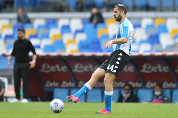 Konstantinos Manolas Hráč Napoli Během Utkání Italské Serie Liga Mezi — Stock fotografie