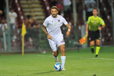 Reggina 'lı Gianluca Di Chiara, Salernitana ile Reggina arasındaki İtalya Kupası maçında Salerno' daki Arechi Stadyumu 'nda oynanan final maçı 2-0' dı..