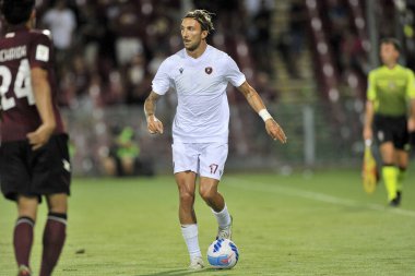 Reggina 'lı Gianluca Di Chiara, Salernitana ile Reggina arasındaki İtalya Kupası maçında Salerno' daki Arechi Stadyumu 'nda oynanan final maçı 2-0' dı..