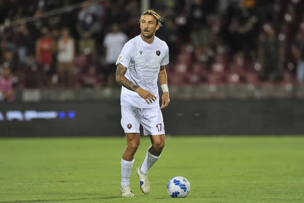 Gianluca Chiara Jogador Reggina Durante Jogo Copa Itália Entre Salernitana — Fotografia de Stock