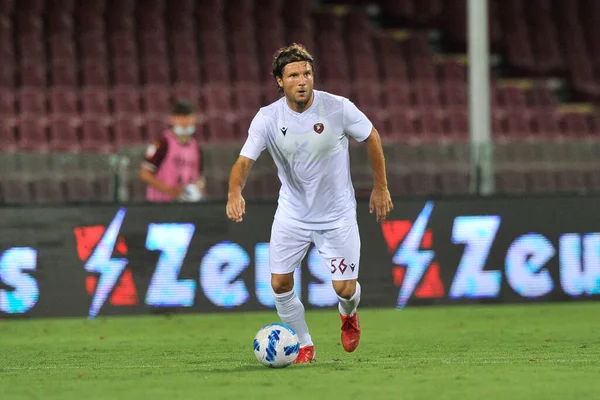 Perparim Hetemaj Jogador Reggina Durante Jogo Copa Itália Entre Salernitana — Fotografia de Stock