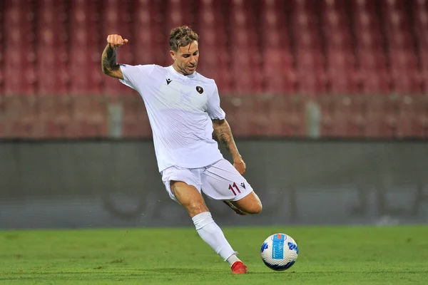 Federico Ricci Jogador Reggina Durante Jogo Taça Italiana Entre Salernitana — Fotografia de Stock