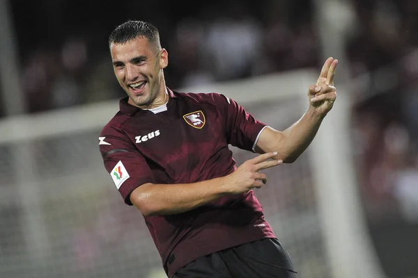 Federico Bonazzoli Player Salernitana Italian Cup Match Salernitana Reggina Final — Stock Photo, Image