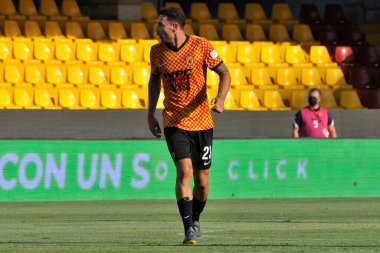 Benevento 'nun Artur Ionita oyuncusu, İtalya Kupası maçında Rta Benevento - Spal final maçı 2-1, Benevento' daki Ciro Vigorito Stadyumu 'nda oynandı..
