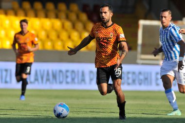 Benevento 'dan Marco Sau, İtalya Kupası maçında Rta Benevento - Spal final maçında 2-1, Benevento' daki Ciro Vigorito Stadyumu 'nda oynandı..