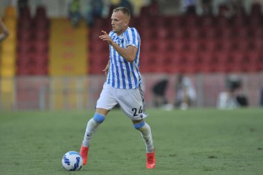 Lorenzo Dickmann Spal oyuncusu, İtalya Kupası maçında Rta Benevento - Spal final maçında 2-1, Benevento 'daki Ciro Vigorito Stadyumu' nda oynandı..