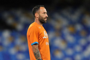 Napoli 'den David Ospina, Napoli ile Venezia arasındaki İtalya SerieA şampiyonası maçında Diego Armando Maradona Stadyumu' nda oynanan maçın final maçı 2-0 oldu.. 