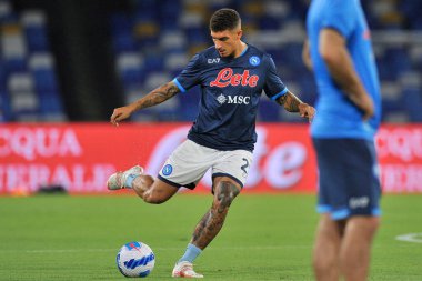 Napoli 'nin Giovanni Di Lorenzo oyuncusu, Napoli ile Venezia arasında oynanan İtalya SerieA şampiyonası maçında 2-0, Diego Armando Maradona Stadyumu' nda oynandı.. 