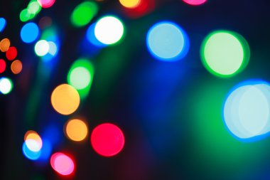 Işık bokeh, ufuk arka plan