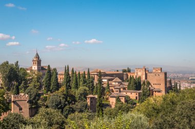 Alhambra Palace İspanya güzel görünüm