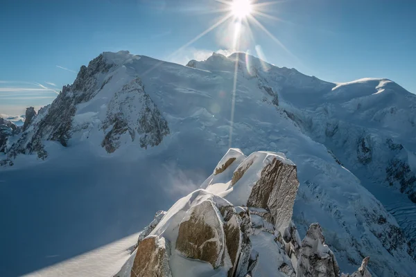 Pemandangan Gunung Blanc — Stok Foto