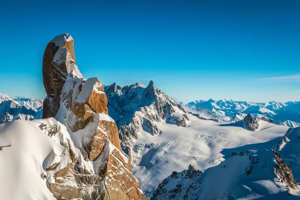 Belle vue sur les Alpes françaises — Photo