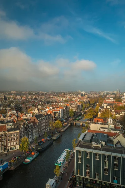 Amsterdam city in den Niederlanden — Stockfoto