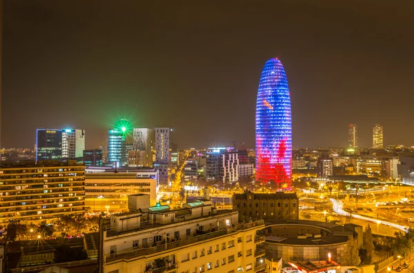 Barcelona gece — Stok fotoğraf