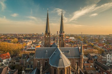 Hollanda'da Delft şehir