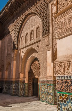Marakeş eski bir medrese