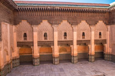 The Madrasah in Marrakech Morocco clipart