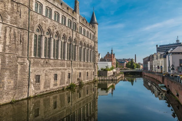 Gamla staden Gent i Belgien — Stockfoto