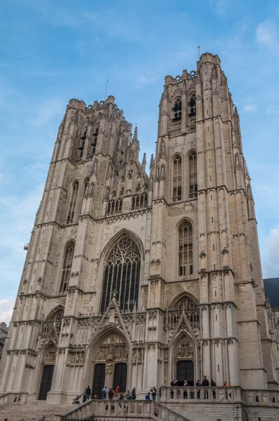 Belgium brüsszeli katedrális — Stock Fotó
