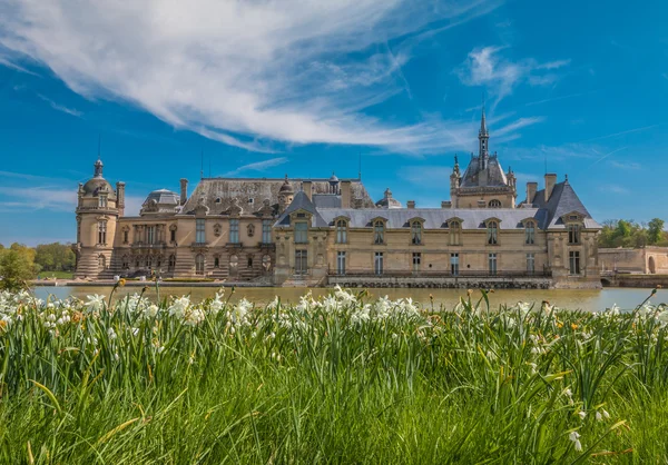 Шантільї Chateau у Франції — стокове фото