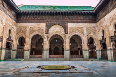 İçinde bir medrese Fez Fas