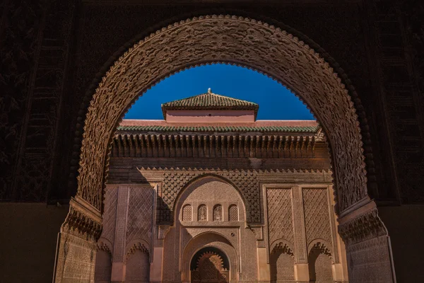 Marrakech Marokko Madrassa — Stockfoto
