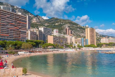 Monako güzel plaj