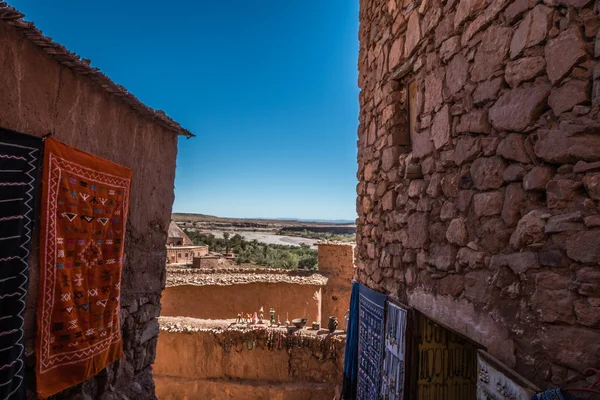 Aldeia do deserto em Marrocos — Fotografia de Stock