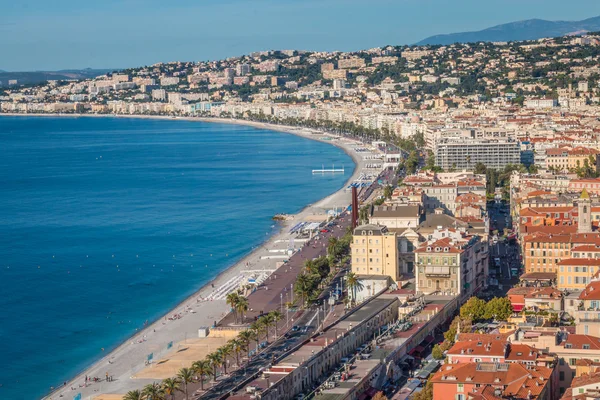 Πανοραμική θέα στη Νίκαια στη Γαλλία — Φωτογραφία Αρχείου