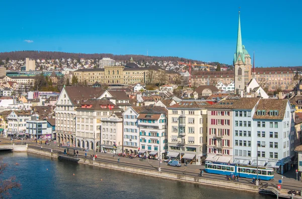 Vue panoramique de Zurich Suisse — Photo