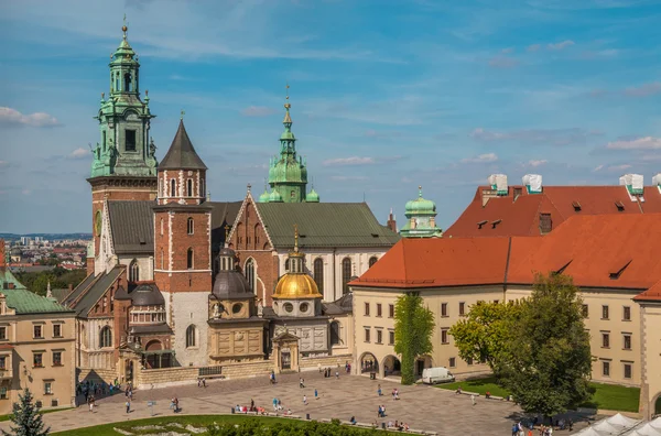 Вавельский замок в Кракове — стоковое фото