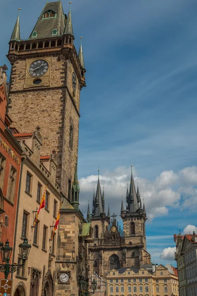 Gamla stan-torget i Prag i Tjeckien — Stockfoto