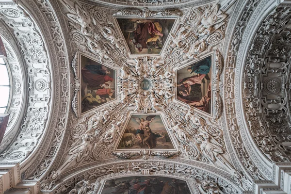 Ceiling of Salzburg Cathedral in Austria — Stock Photo, Image