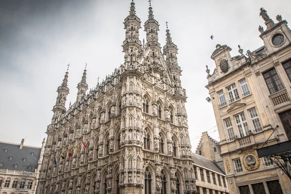 Лёвенская ратуша Бельгии — стоковое фото