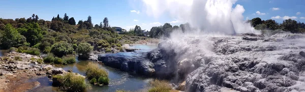 ニュージーランド ロトルア火山噴火 — ストック写真