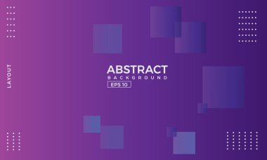 Mor gradyan soyut arkaplan çizimi. Defter broşürleri, okul kitapları, defter kağıdı, kitap, dergi şablonu için mükemmel..
